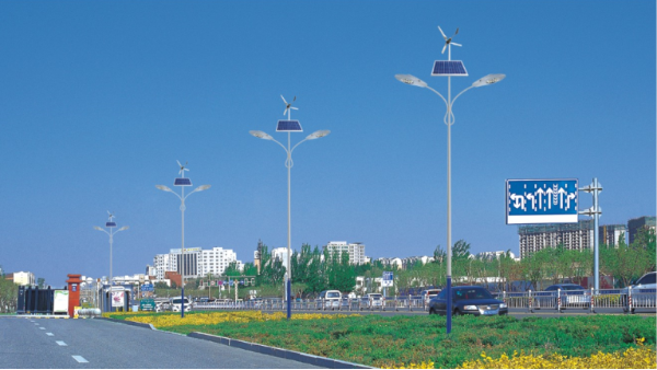 风光互补太阳能路灯